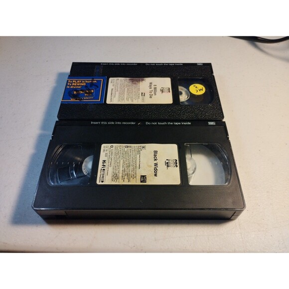 CBS Fox Video: 8 Million Ways To Die & Black Widow on VHS - Picture 3 of 6